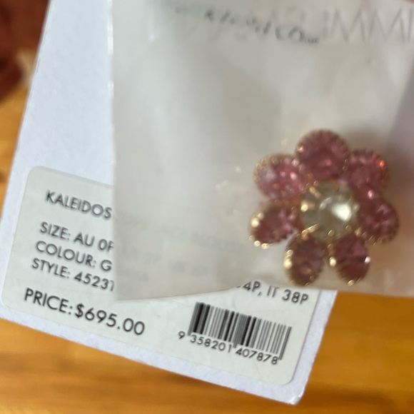 Zimmermann Designer Pink Ruffled Blouse Brand New w Tags $695 - Picture 2 of 5